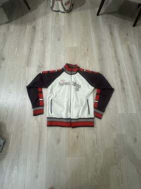 Blue Marlin 'Brooklyn 76' Graphic Zip-Up Track Jacket